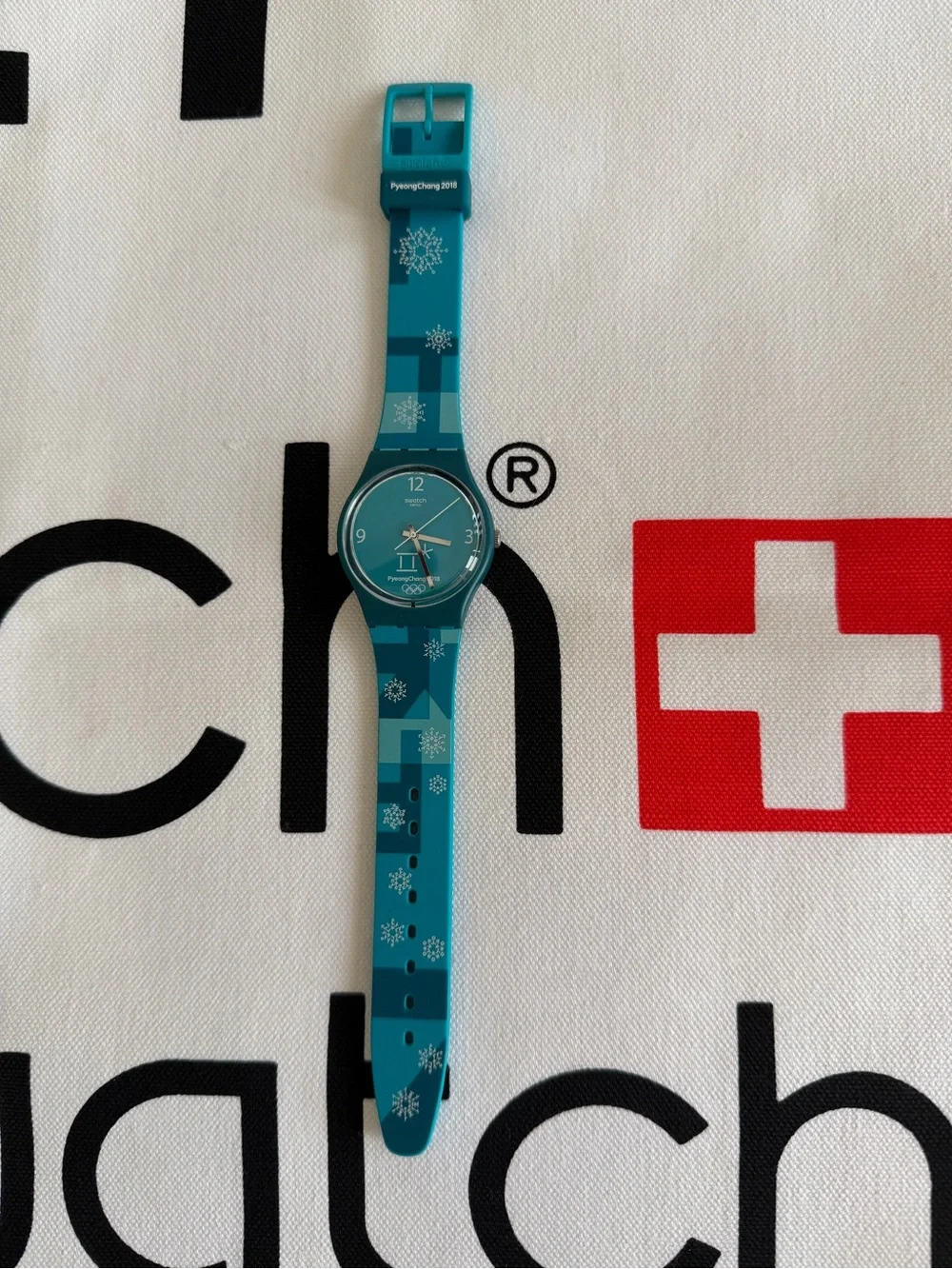 Swatch PyeongChang 2018 Volunteer Limited Edition Watch GZ312 Olympic New in Box